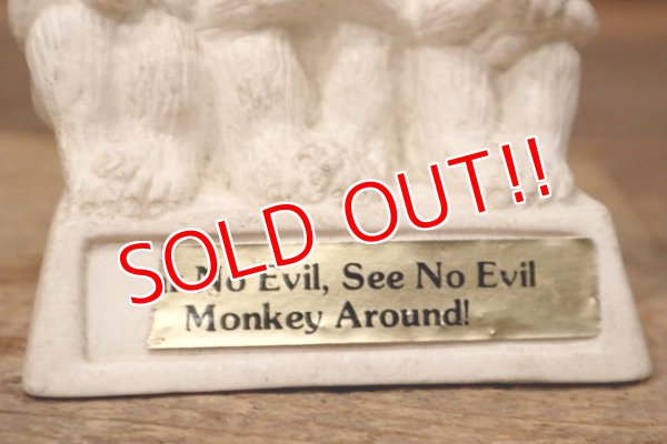 画像6: ct-220901-15 AMERICAN GREETINGS 1970's Message Doll "Hear No Evil, See No Evil Monkey Around！"