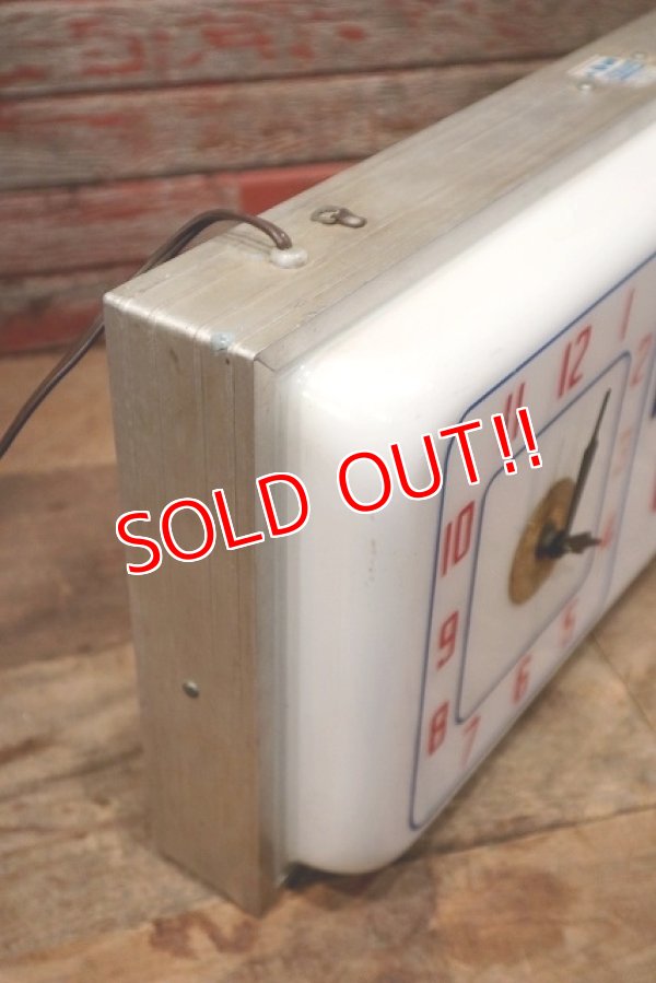 画像7: dp-221001-50 HERSHEY'S Ice Cream / 1950's-1960's Lighted Sign Clock