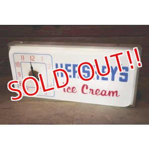 画像: dp-221001-50 HERSHEY'S Ice Cream / 1950's-1960's Lighted Sign Clock