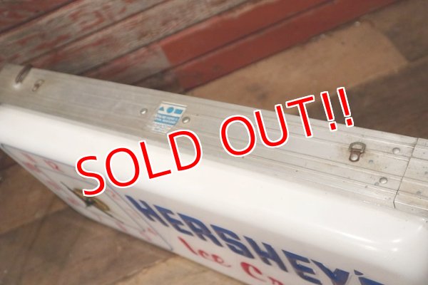 画像10: dp-221001-50 HERSHEY'S Ice Cream / 1950's-1960's Lighted Sign Clock