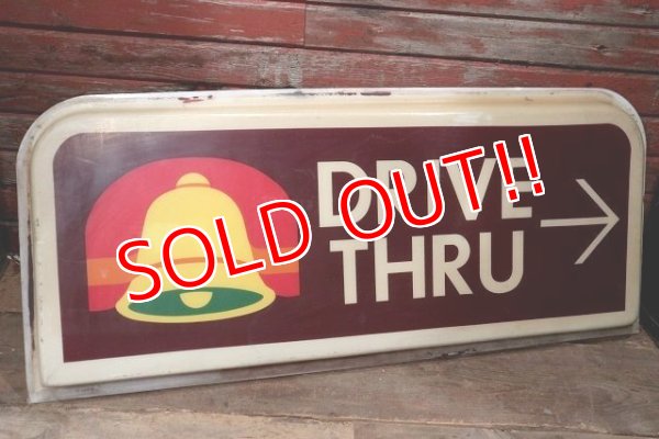 画像1: dp-221001-07 TACO BELL / 1980's DRIVE-THRU → Sign