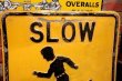 画像2: dp-221001-02 Road Sign 〜1950's "SLOW CHILDREN AT PLAY"