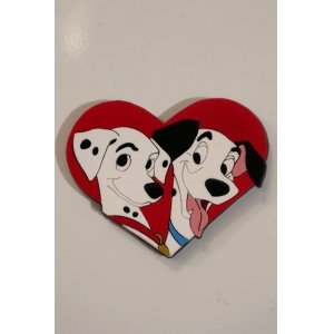 画像: ct-221001-33 One Hundred and One Dalmatians・Pongo & Perdita / Applause 2000's Vinyl Magnet