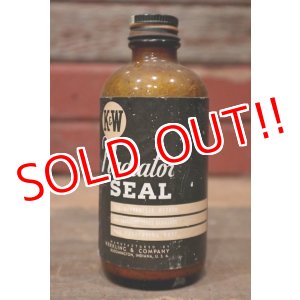 画像: dp-220901-100 K&W Radiator SEAL / 5 OZ. Vintage Glass Bottle
