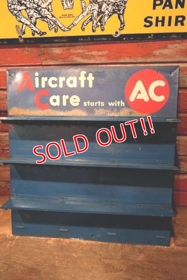 画像1: dp-221001-42 AC / Air Craft Care starts with AC 1960's〜 Metal Display