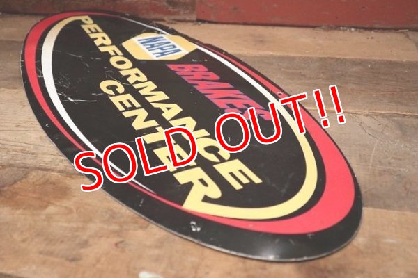 画像8: dp-221001-41 NAPA / BRAKES PERFORMANCE CENTER Metal Sign