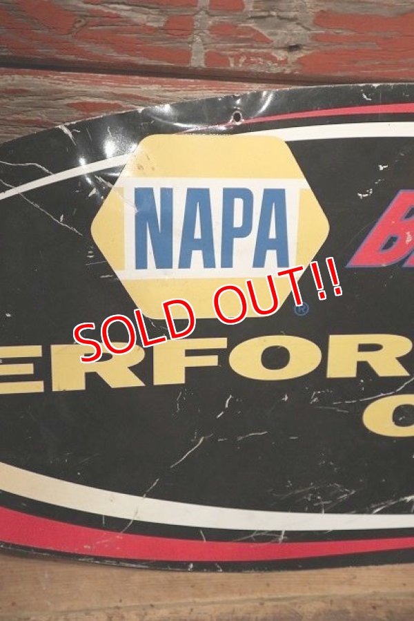 画像2: dp-221001-41 NAPA / BRAKES PERFORMANCE CENTER Metal Sign