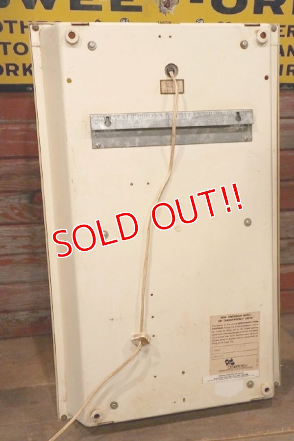 画像13: dp-221001-03 PEPSI / 1970's-1980's Lighted Menu Sign