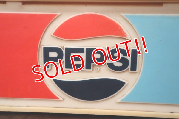 画像9: dp-221001-03 PEPSI / 1970's-1980's Lighted Menu Sign