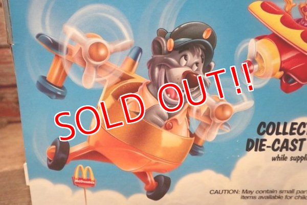 画像10: ct-221001-09 McDonald's / 1989 TALE SPIN DIE-CAST PLANES Happy Meal Display