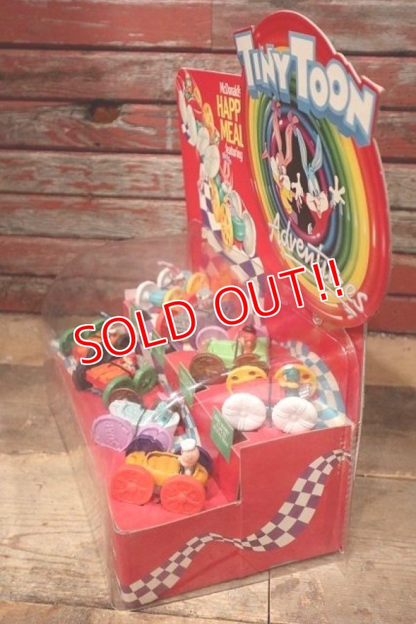 画像9: ct-221001-07 McDonald's / 1991 TINY TOON Adventures FLIP CARS Happy Meal Display