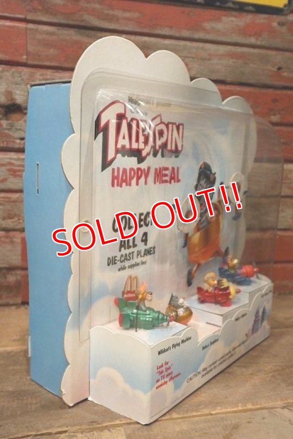 画像7: ct-221001-09 McDonald's / 1989 TALE SPIN DIE-CAST PLANES Happy Meal Display