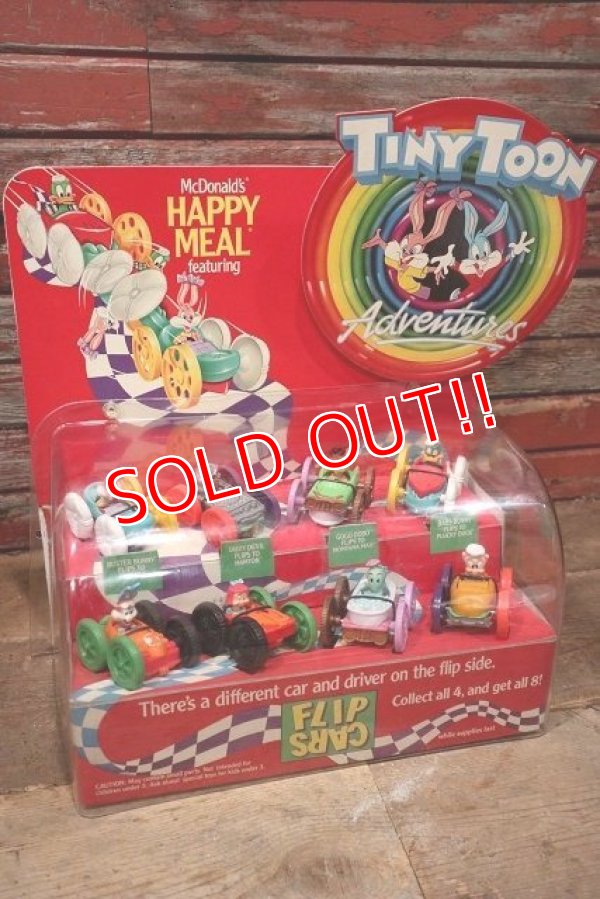 画像1: ct-221001-07 McDonald's / 1991 TINY TOON Adventures FLIP CARS Happy Meal Display