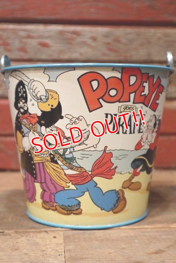 画像1: ct-220901-13 Popeye / Schylling 1996 Metal Bucket