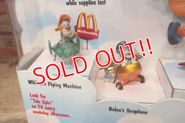 画像2: ct-221001-09 McDonald's / 1989 TALE SPIN DIE-CAST PLANES Happy Meal Display