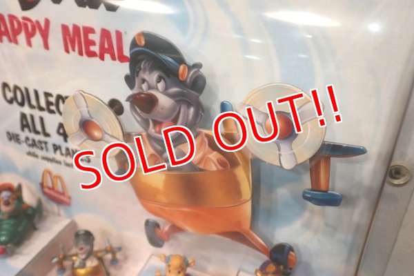 画像4: ct-221001-09 McDonald's / 1989 TALE SPIN DIE-CAST PLANES Happy Meal Display