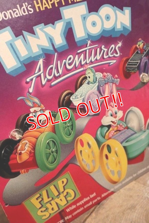 画像12: ct-221001-07 McDonald's / 1991 TINY TOON Adventures FLIP CARS Happy Meal Display