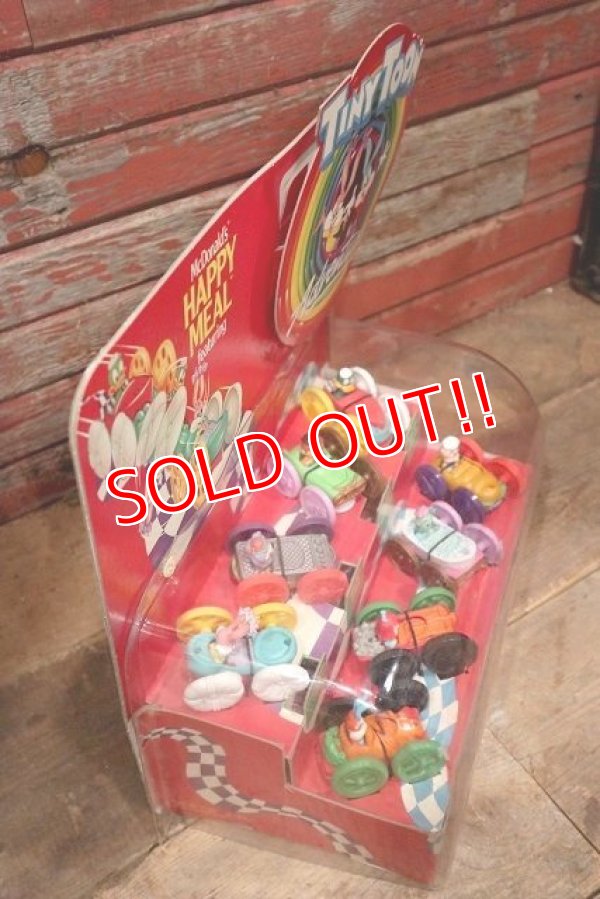 画像10: ct-221001-07 McDonald's / 1991 TINY TOON Adventures FLIP CARS Happy Meal Display