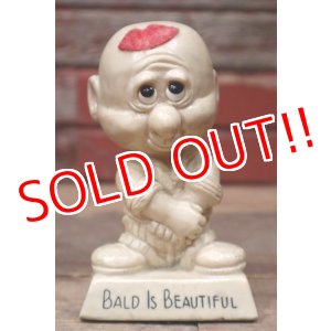画像: ct-220901-15 R& W BERRIES 1970's Message Doll "BALD IS BEAUTIFUL"