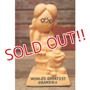 画像: ct-220901-15 R & W BERRIES 1970's Message Doll "WORLD'S GREATEST GRANDMA"