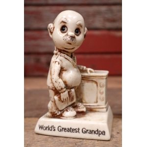 画像: ct-220901-15 R & W BERRIES 1970's Message Doll "World's Greatest Grandpa"