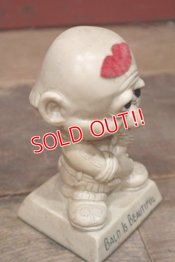 画像4: ct-220901-15 R& W BERRIES 1970's Message Doll "BALD IS BEAUTIFUL"