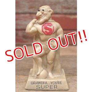 画像: ct-220901-15 R & W BERRIES 1970's Message Doll "GRANDPA...YOU'RE SUPER"