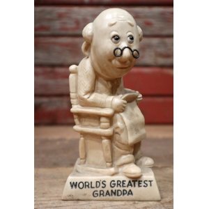 画像: ct-220901-15 R & W BERRIES 1970's Message Doll "WORLD'S GREATEST GRANDPA"