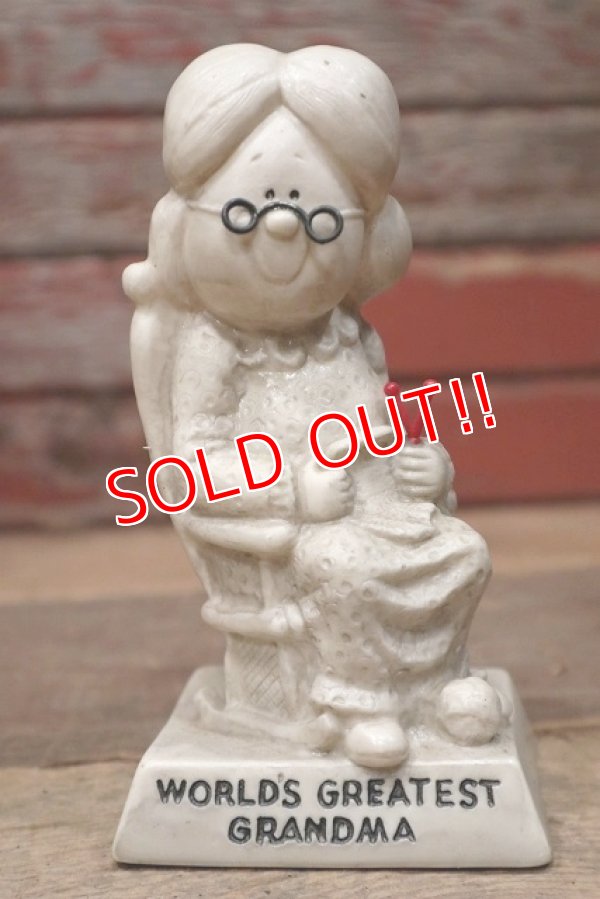 画像1: ct-220901-15 R & W BERRIES 1970's Message Doll "WORLD'S GREATEST GRANDMA"