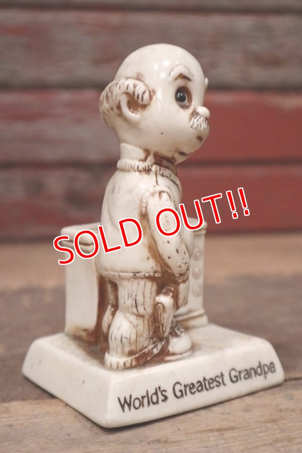 画像3: ct-220901-15 R & W BERRIES 1970's Message Doll "World's Greatest Grandpa"
