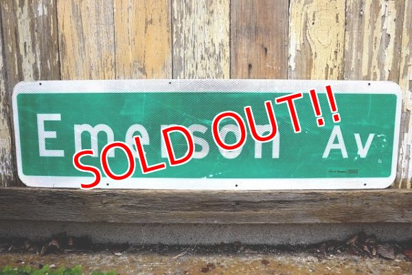 画像4: dp-221001-01 Road Sign "Emerson Av"