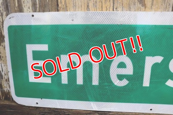 画像2: dp-221001-01 Road Sign "Emerson Av"