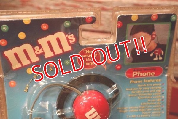 画像5: ct-220601-01 MARS / M&M's 1990's Actual Working Phone "Red"