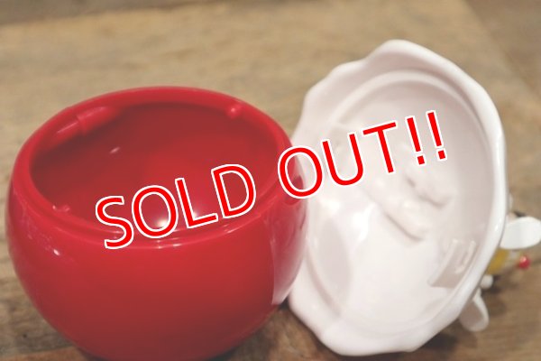 画像7: ct-220601-01 MARS / M&M's 2000's Red & Yellow Christmas Ornament Container