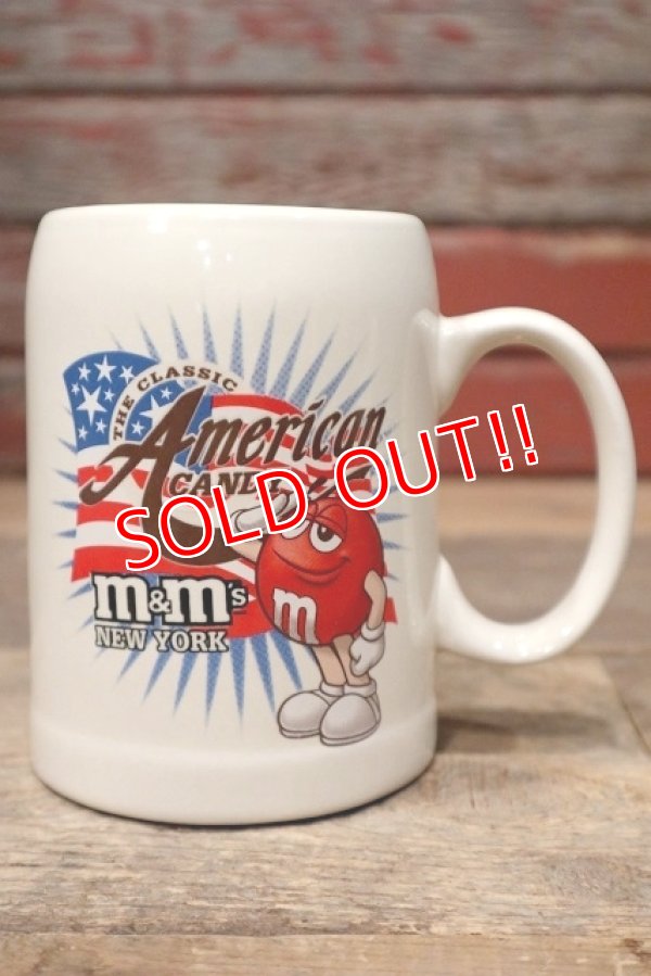 画像1: ct-220601-01 MARS / M&M's 2000's Red Ceramic Mug