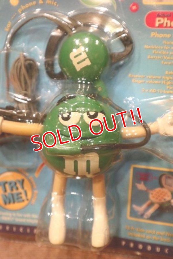 画像2: ct-220601-01 MARS / M&M's 1990's Actual Working Phone "Green"