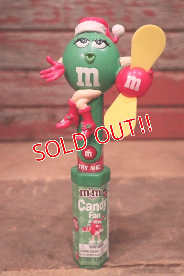 画像1: ct-220601-01 MARS / M&M's 2013 Candy Fan ”Christmas Green”