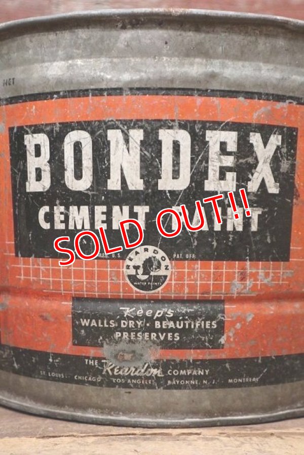 画像2: dp-221101-30 BONDEX CEMENT PAINT / 1950's Bucket