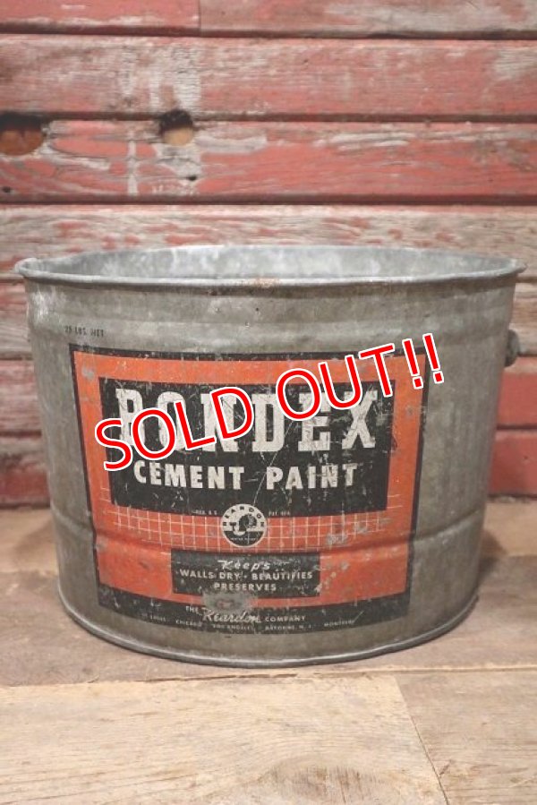 画像1: dp-221101-30 BONDEX CEMENT PAINT / 1950's Bucket