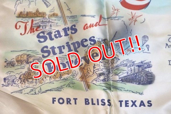 画像4: dp-221101-18 U.S.ARMY "FORT BLISS" 1950's-1960's Cushion Cover