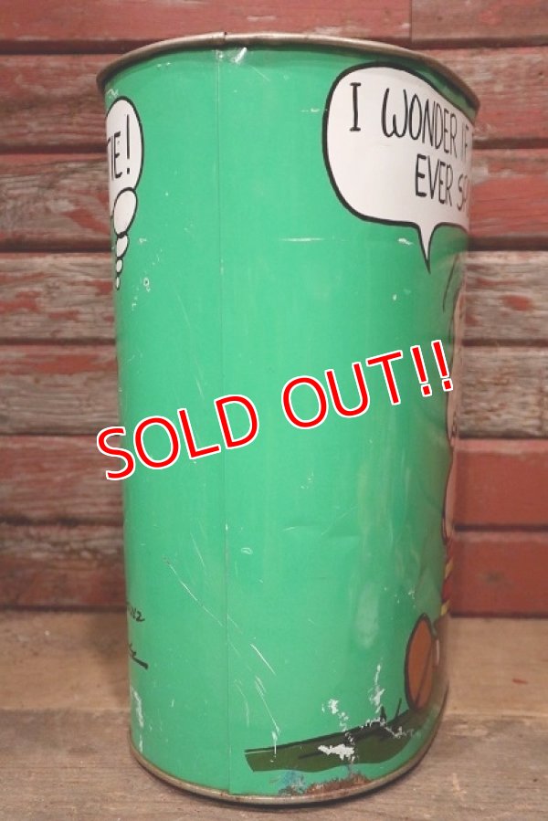 画像8: ct-221101-66 PEANUTS / CHEINCO 1970's Trash Box "Linus, Snoopy & Peppermint Patty"