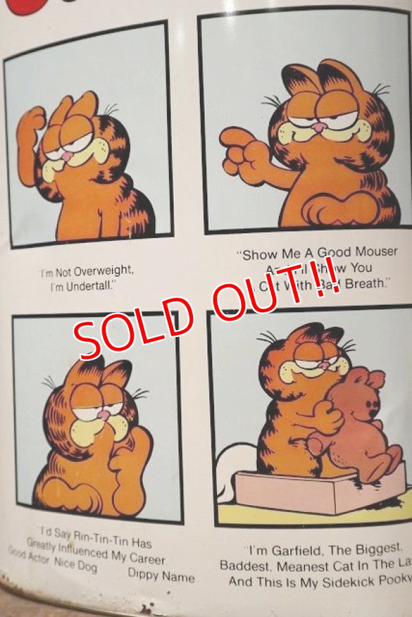 画像4: ct-221101-07 Garfield / CHEINCO 1970's-1980's Tin Trash Box