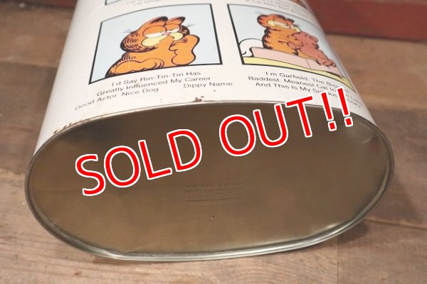画像11: ct-221101-07 Garfield / CHEINCO 1970's-1980's Tin Trash Box