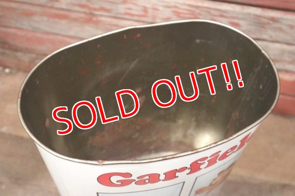 画像9: ct-221101-07 Garfield / CHEINCO 1970's-1980's Tin Trash Box