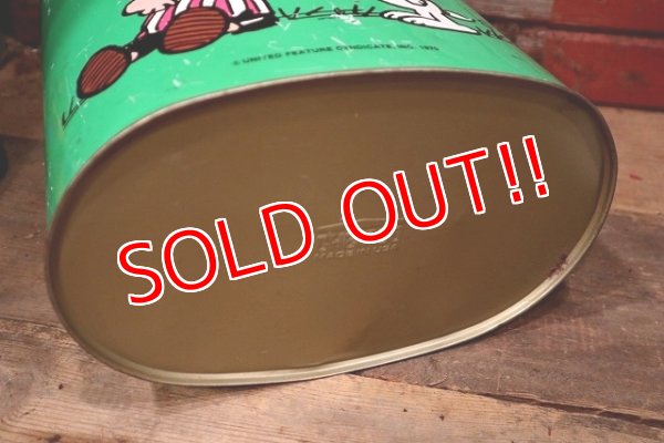 画像14: ct-221101-66 PEANUTS / CHEINCO 1970's Trash Box "Linus, Snoopy & Peppermint Patty"