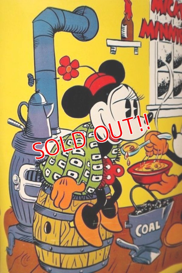 画像3: ct-221101-06 Mickey Mouse & Minnie Mouse / CHEINCO 1970's Tin Trash Box