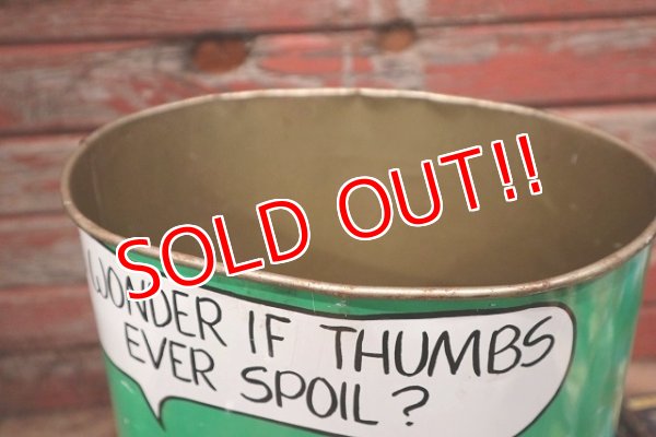 画像11: ct-221101-66 PEANUTS / CHEINCO 1970's Trash Box "Linus, Snoopy & Peppermint Patty"