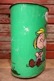 画像9: ct-221101-66 PEANUTS / CHEINCO 1970's Trash Box "Linus, Snoopy & Peppermint Patty"