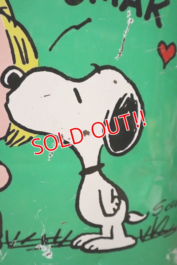 画像5: ct-221101-66 PEANUTS / CHEINCO 1970's Trash Box "Linus, Snoopy & Peppermint Patty"