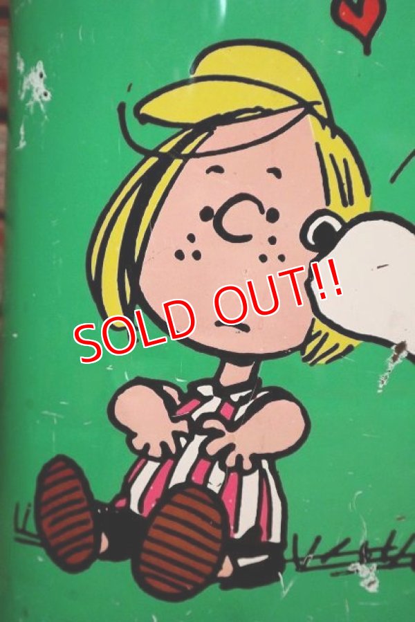 画像6: ct-221101-66 PEANUTS / CHEINCO 1970's Trash Box "Linus, Snoopy & Peppermint Patty"